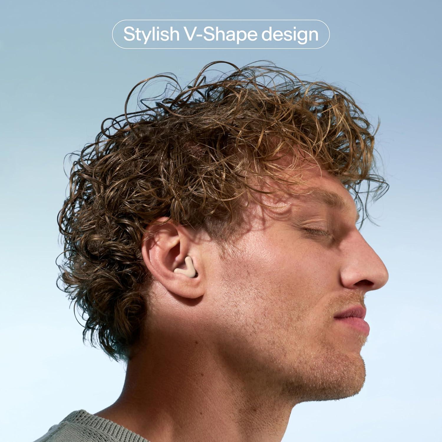 Tapones para oídos Alpine Silence Beige - Reutilizables SNR 22dB