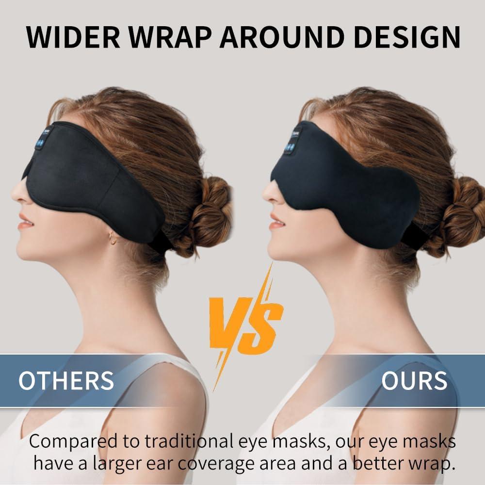 Auriculares Bluetooth 5.4 SYPVRY con Máscara de Ojos para Dormir