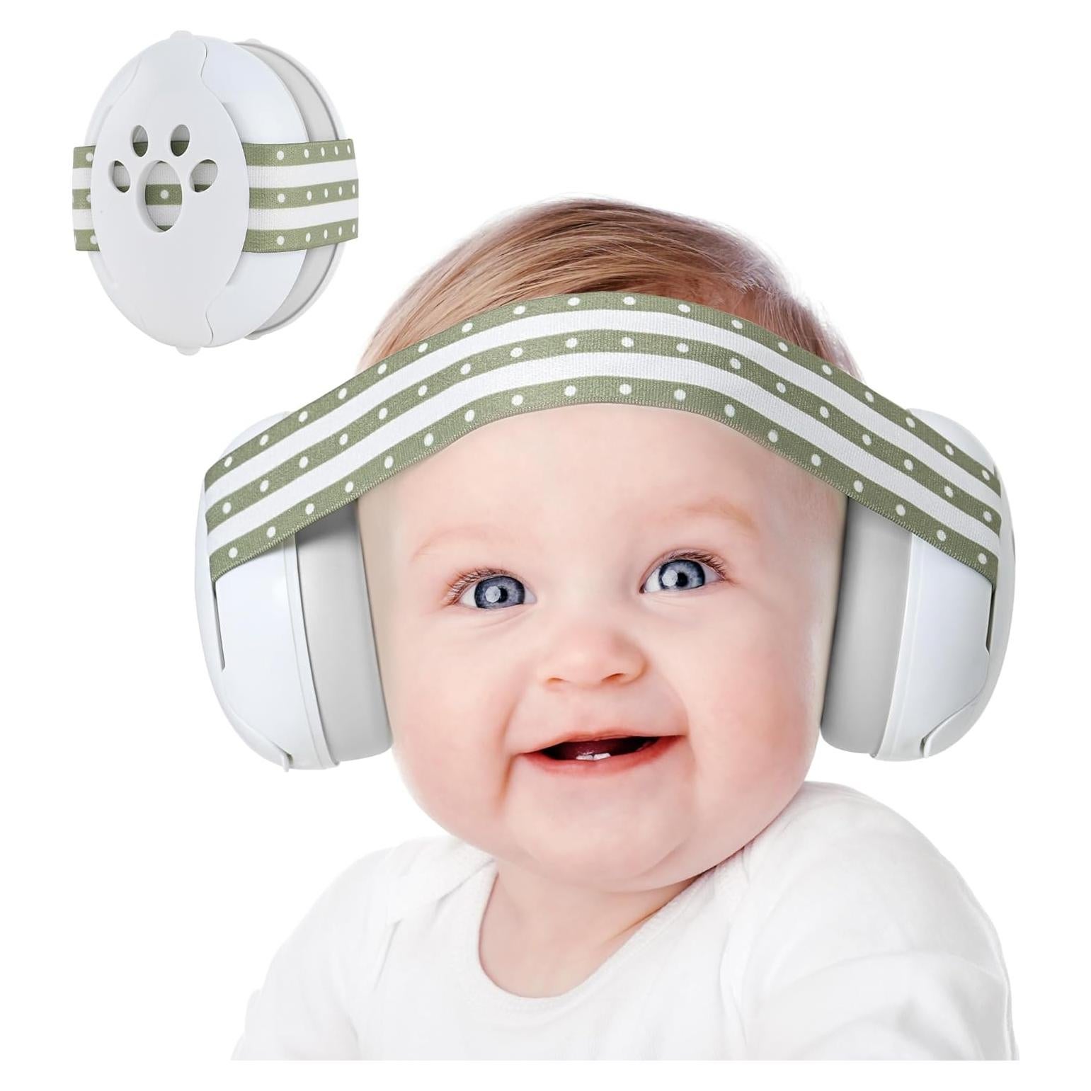 Auriculares para Bebés Yoofoss con Cancelación de Ruido 0-36 Meses