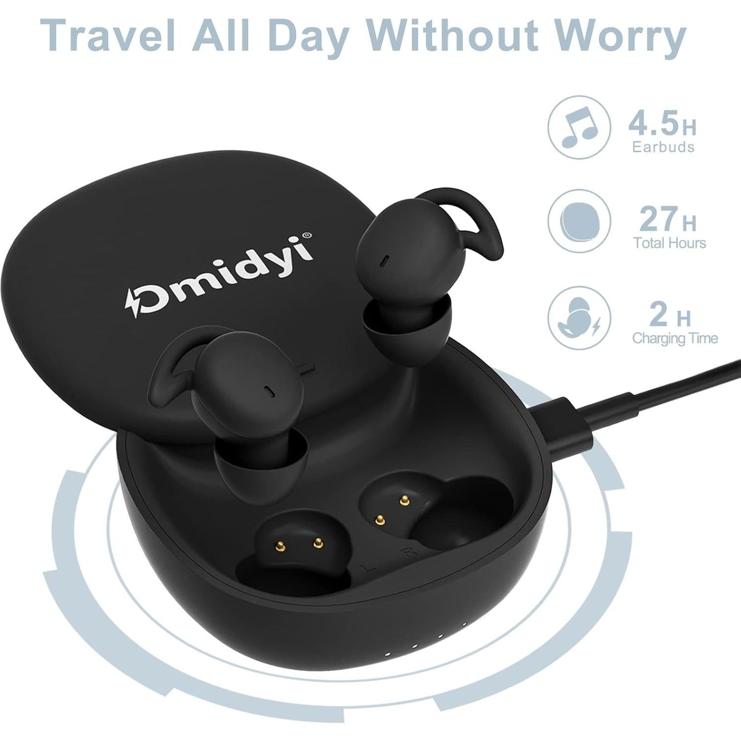 Auriculares Inalámbricos Omidyi L29 para Dormir, Bluetooth 5.0