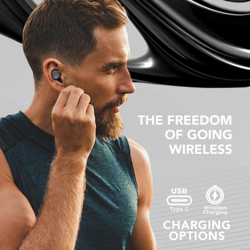 Auriculares Inalámbricos MyJoy Invisibles Bluetooth 5.3 - Negro