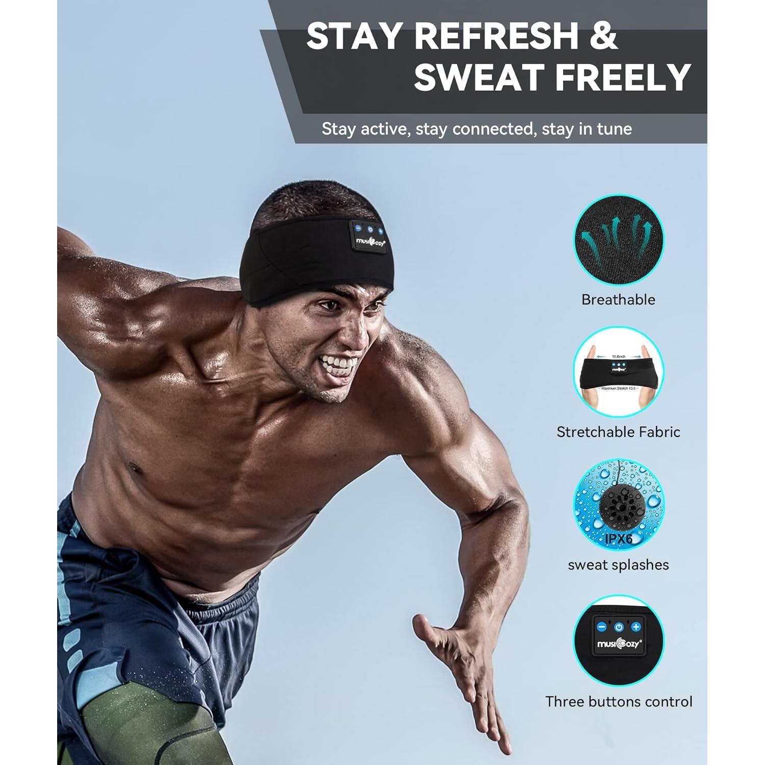 Auriculares Banda Bluetooth MUSICOZY GH01 Inalámbricos para Dormir