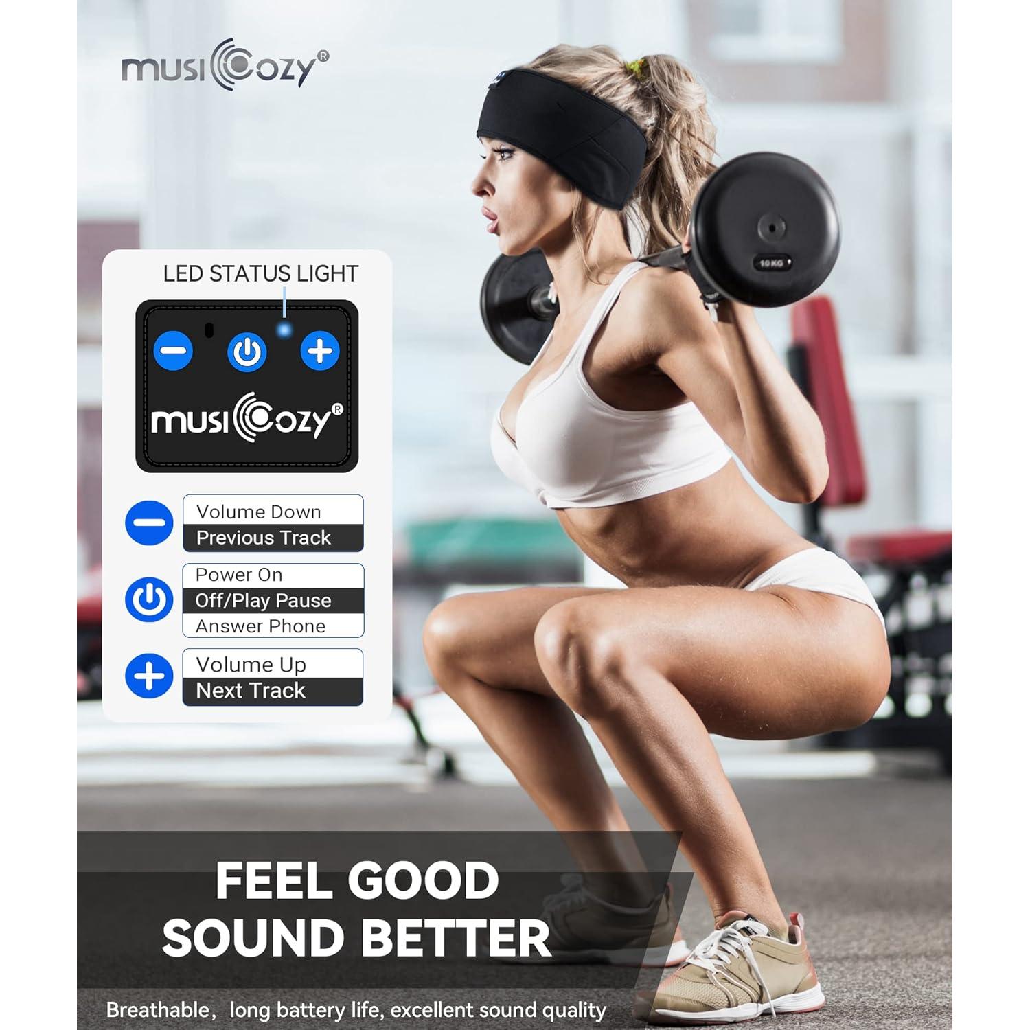 Auriculares Banda Bluetooth MUSICOZY GH01 Inalámbricos para Dormir