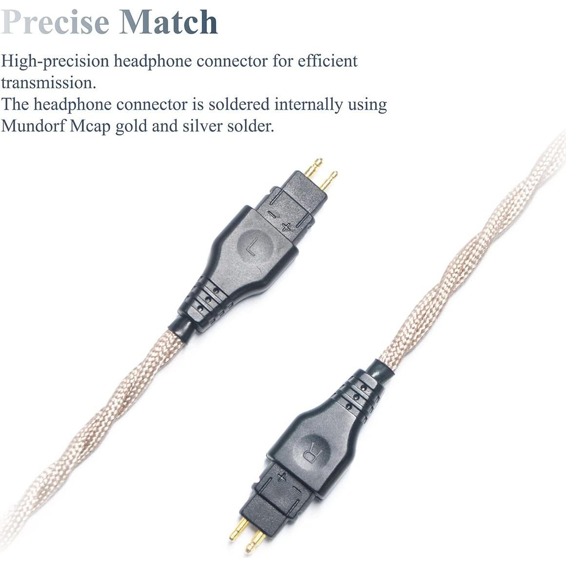 Cable de Auriculares de Cobre 6N para SENNHEISER HD 600/650/660S