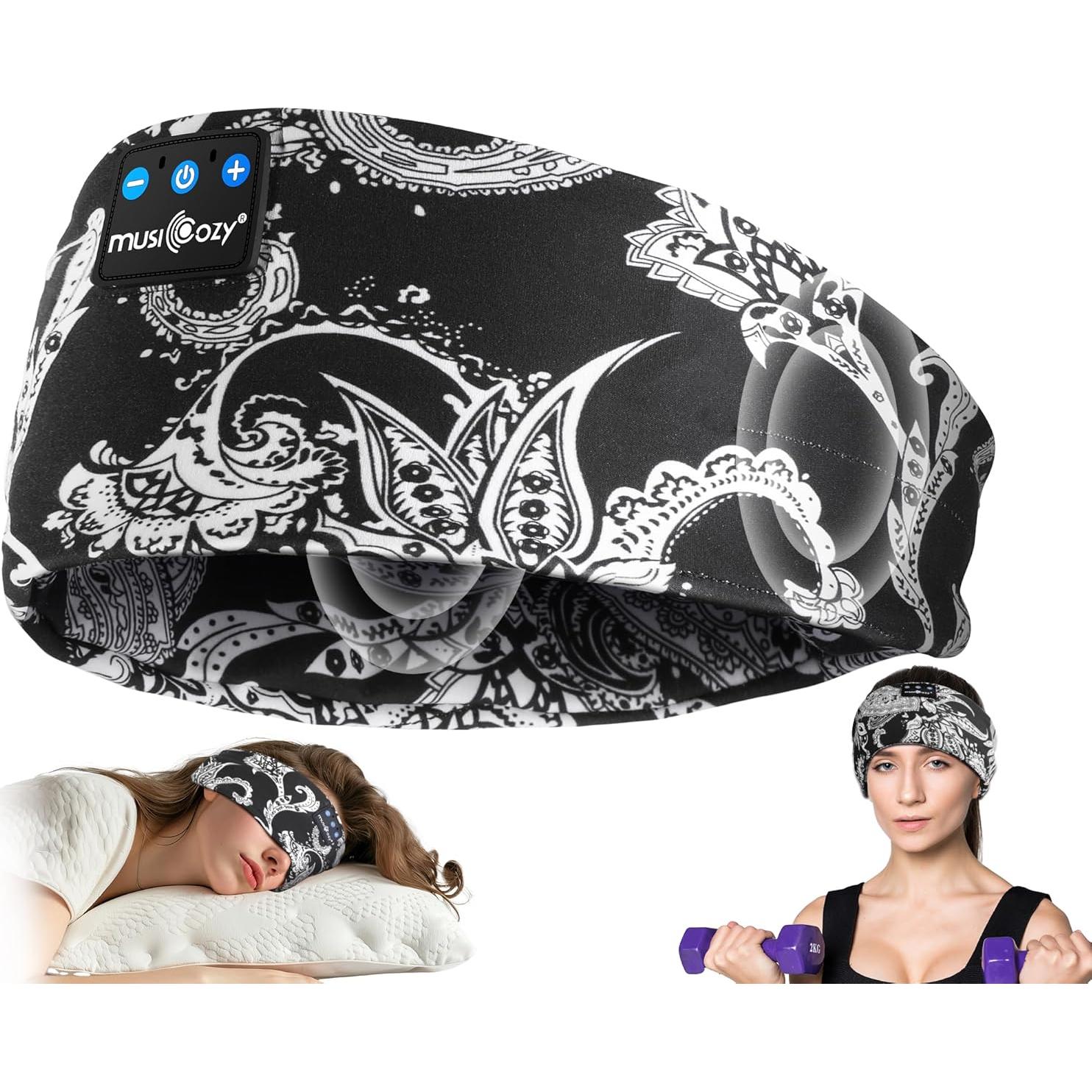 Auriculares Bluetooth para dormir MUSICOZY Banda Cabeza HD