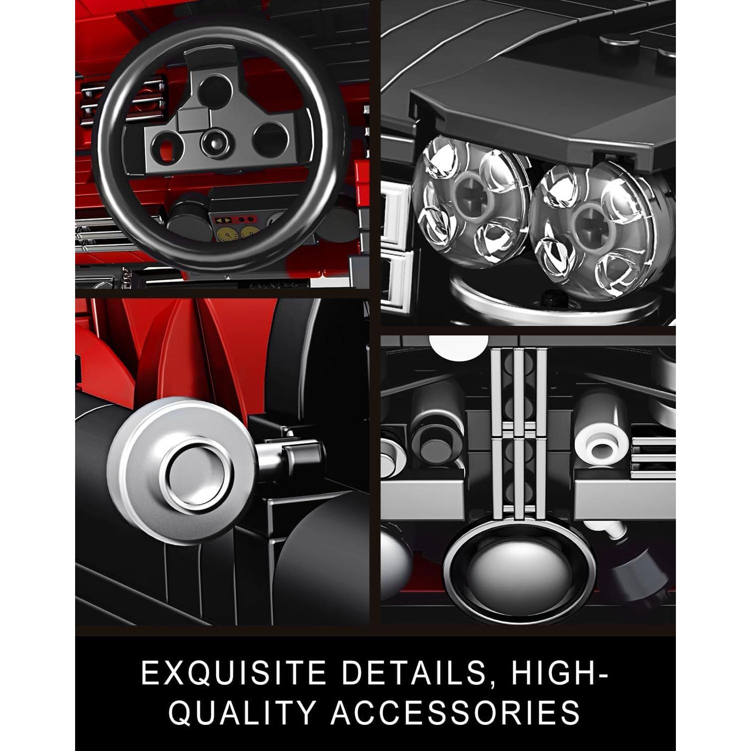 Mould King Coche Deportivo 1245 Piezas Modelo 1:14