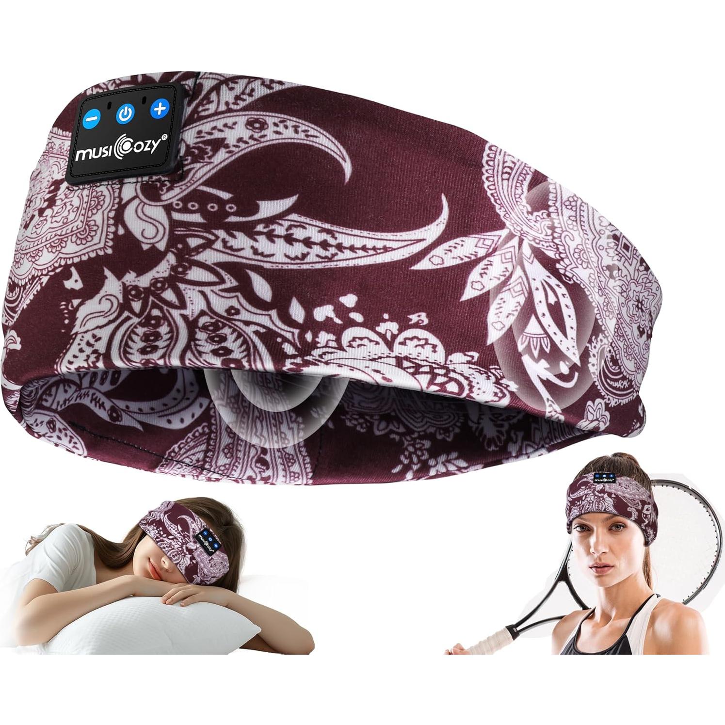 Auriculares Bluetooth para Dormir MUSICOZY Banda Cabeza HD