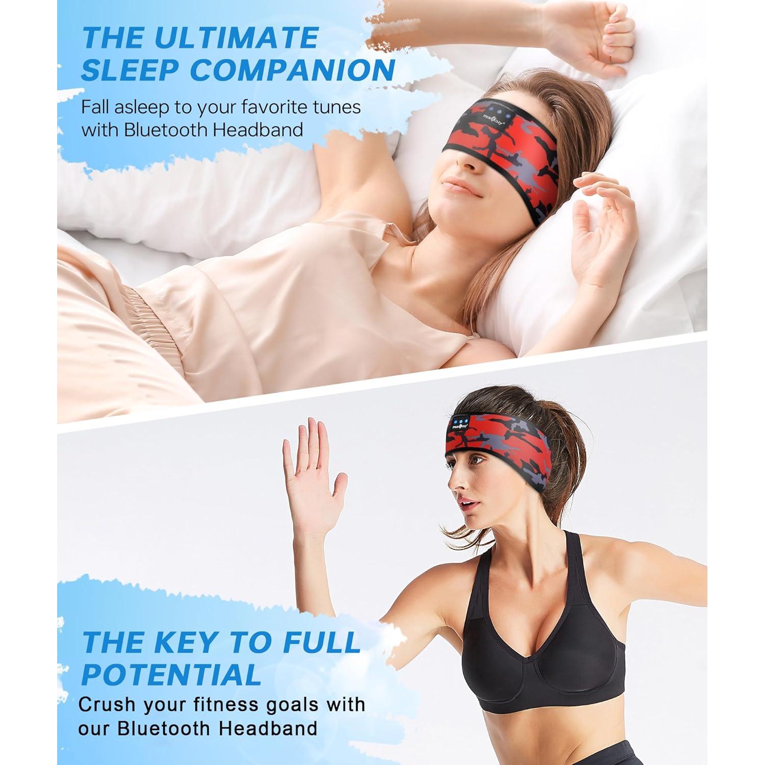 Auriculares Bluetooth para dormir MUSICOZY con banda para cabeza