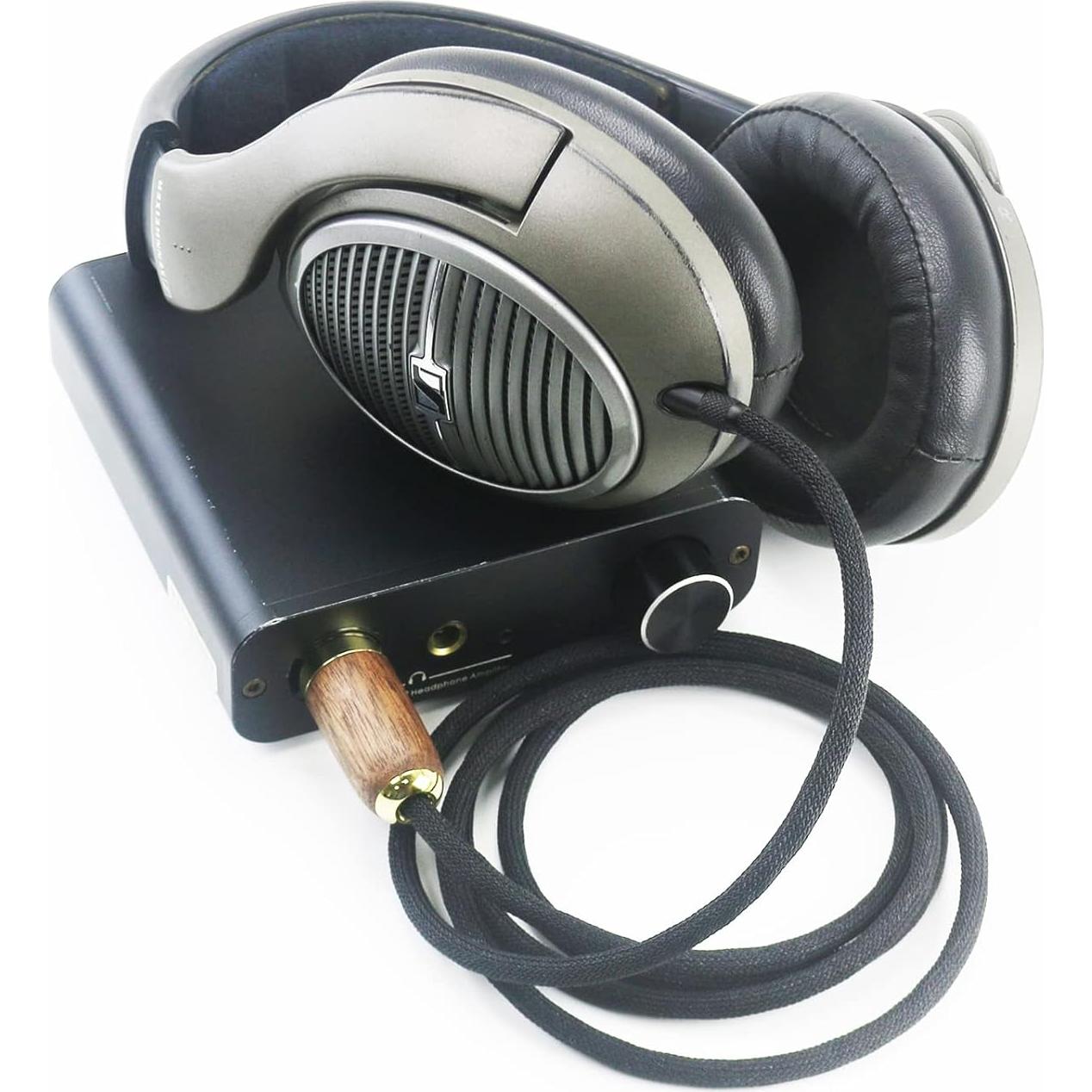 Cable de Audio Balanceado 6N OCC Cobre Plata 2m para Sennheiser