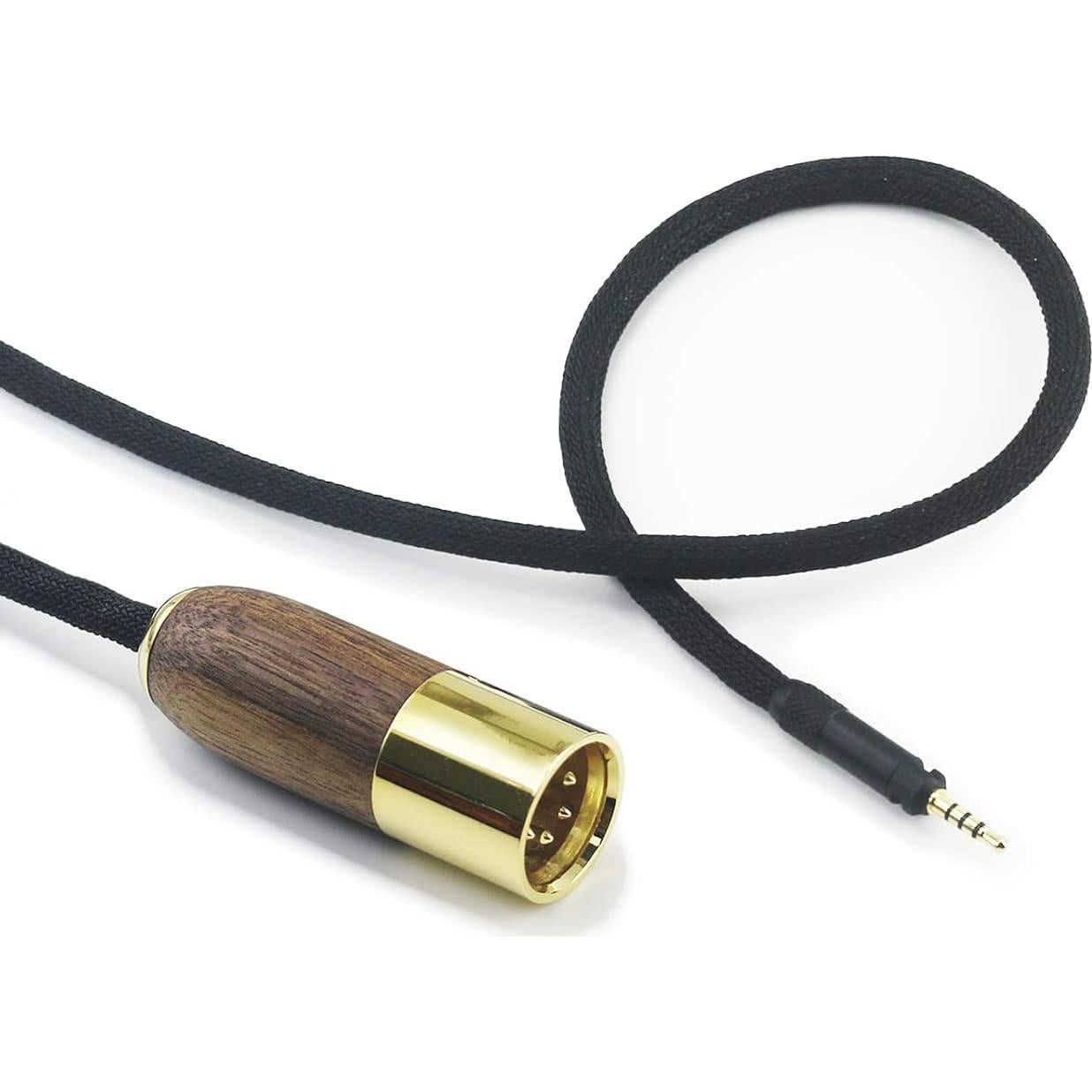 Cable de Audio Balanceado 6N OCC Cobre Plata 2m para Sennheiser