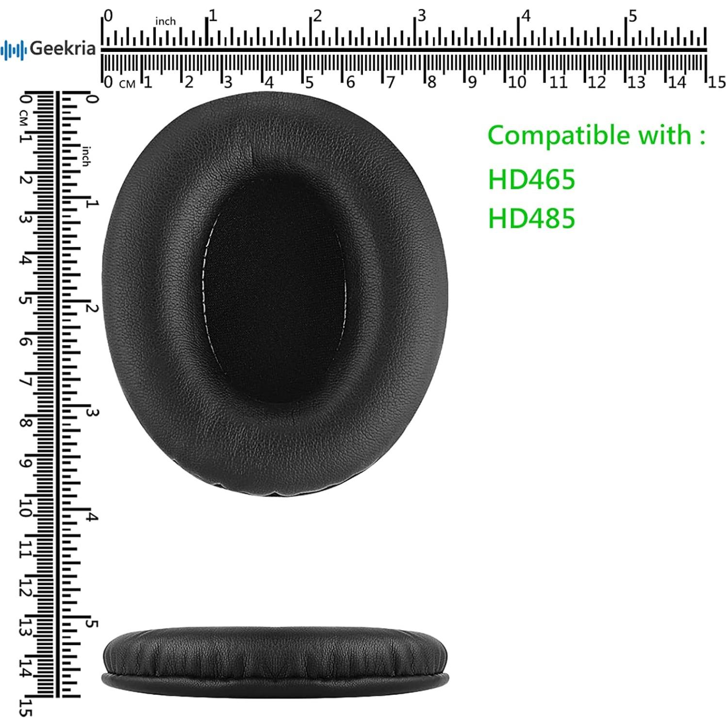 Almohadillas de Reemplazo Geekria para Auriculares Sennheiser HD465 HD485