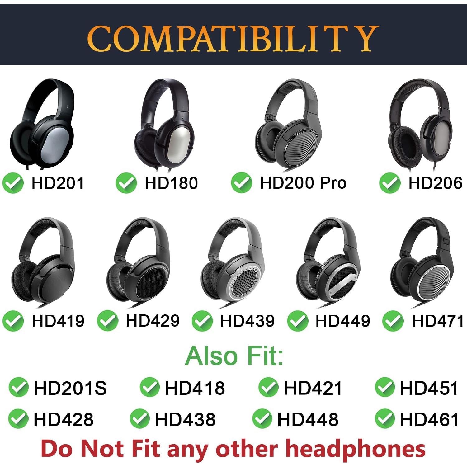 Almohadillas de Reemplazo SOULWIT para Auriculares Sennheiser