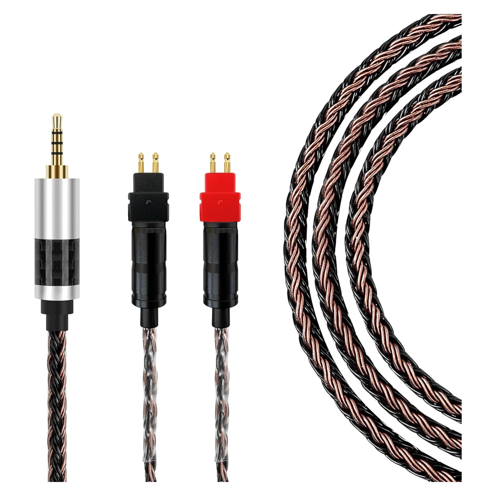 Cable balanceado 2.5mm ANLINKSHINE para Sennheiser HD600/650/660S