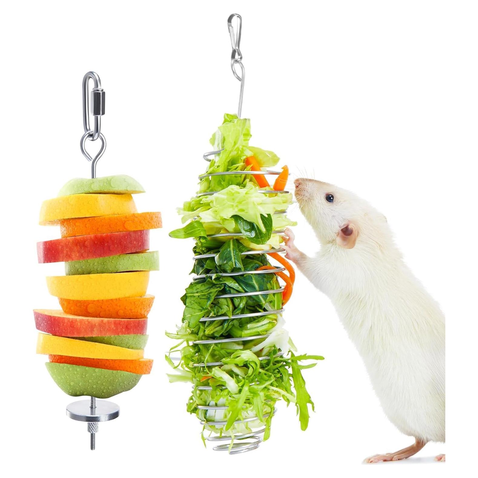 Juguetes de Enriquecimiento para Ratas Jevnd 2 Pcs Acero Inoxidable