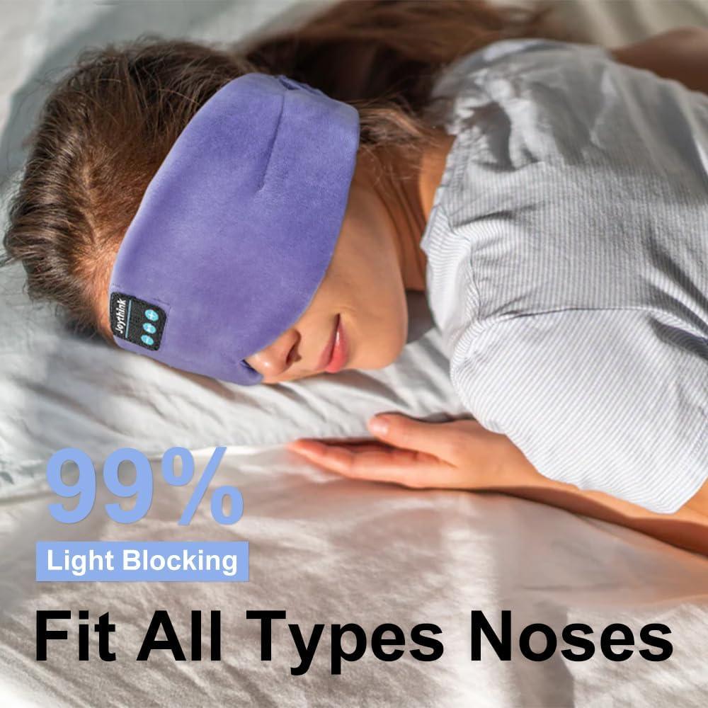 Auriculares Bluetooth Joythink para dormir con máscara de seda