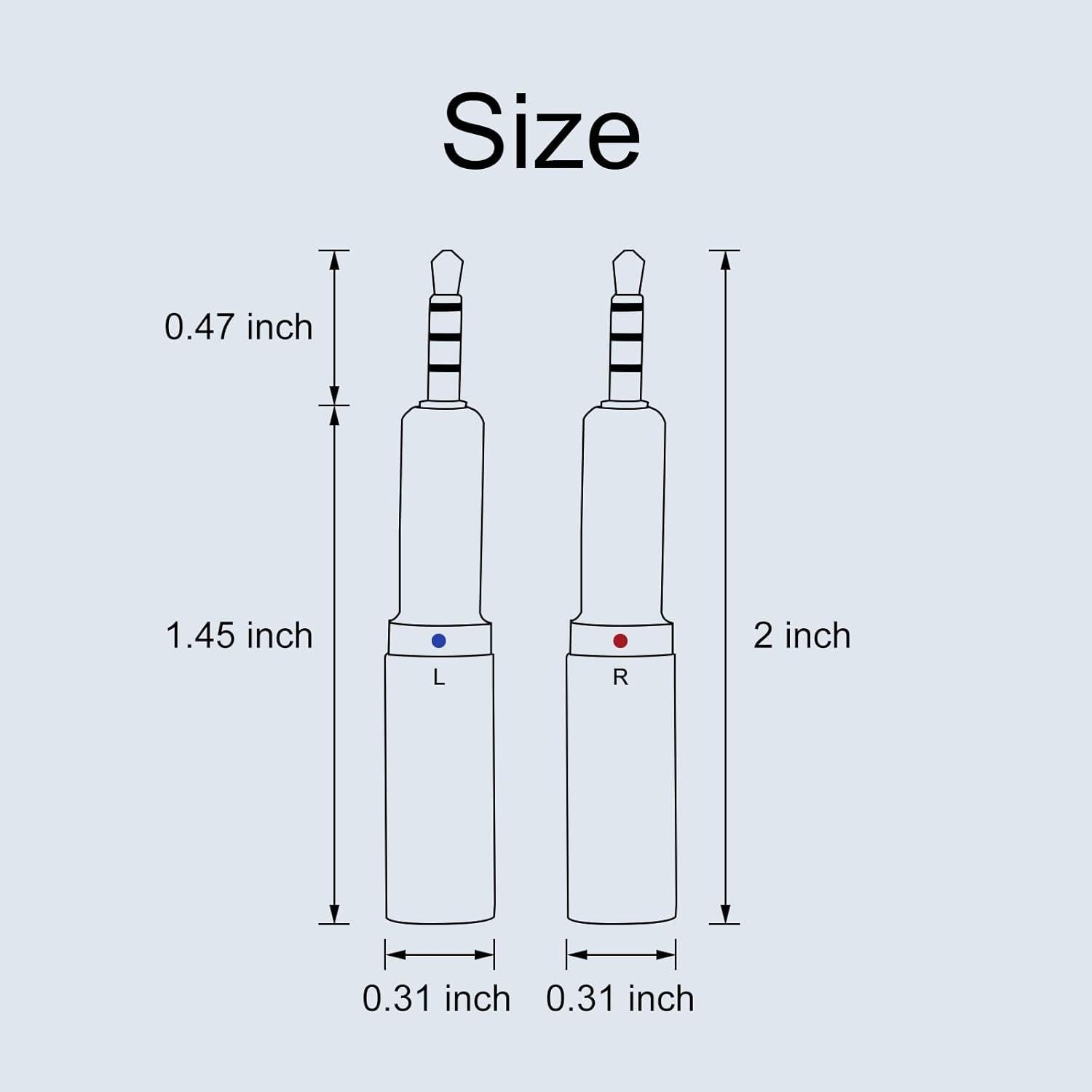 Adaptadores de Auriculares okcsc para Audio Technica ATH-R70X