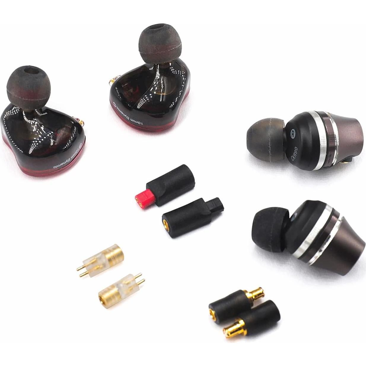 Adaptador MMCX OKCSC para Audio Technica IM - Conector Negro