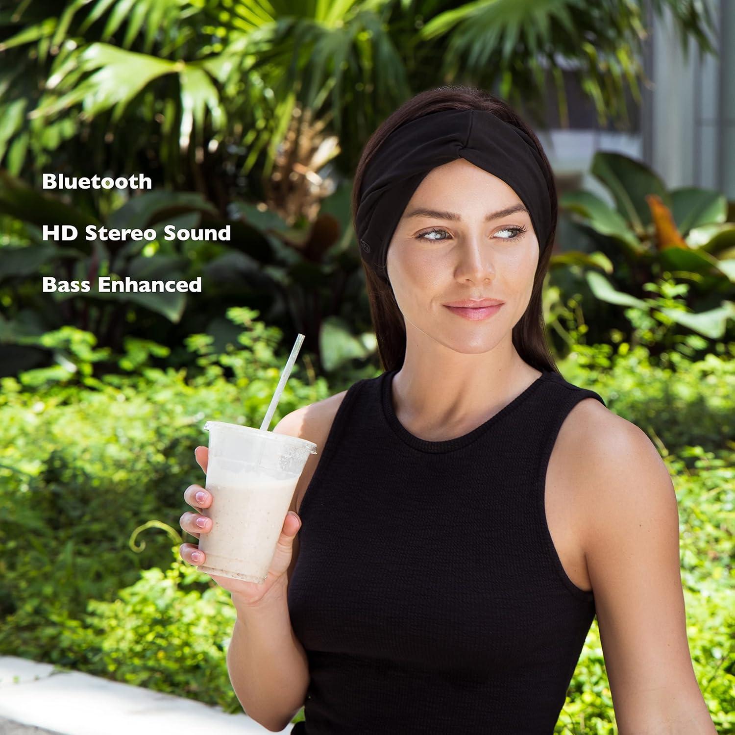 Auriculares de Diadema Bluetooth Stage One para Mujeres - Negro