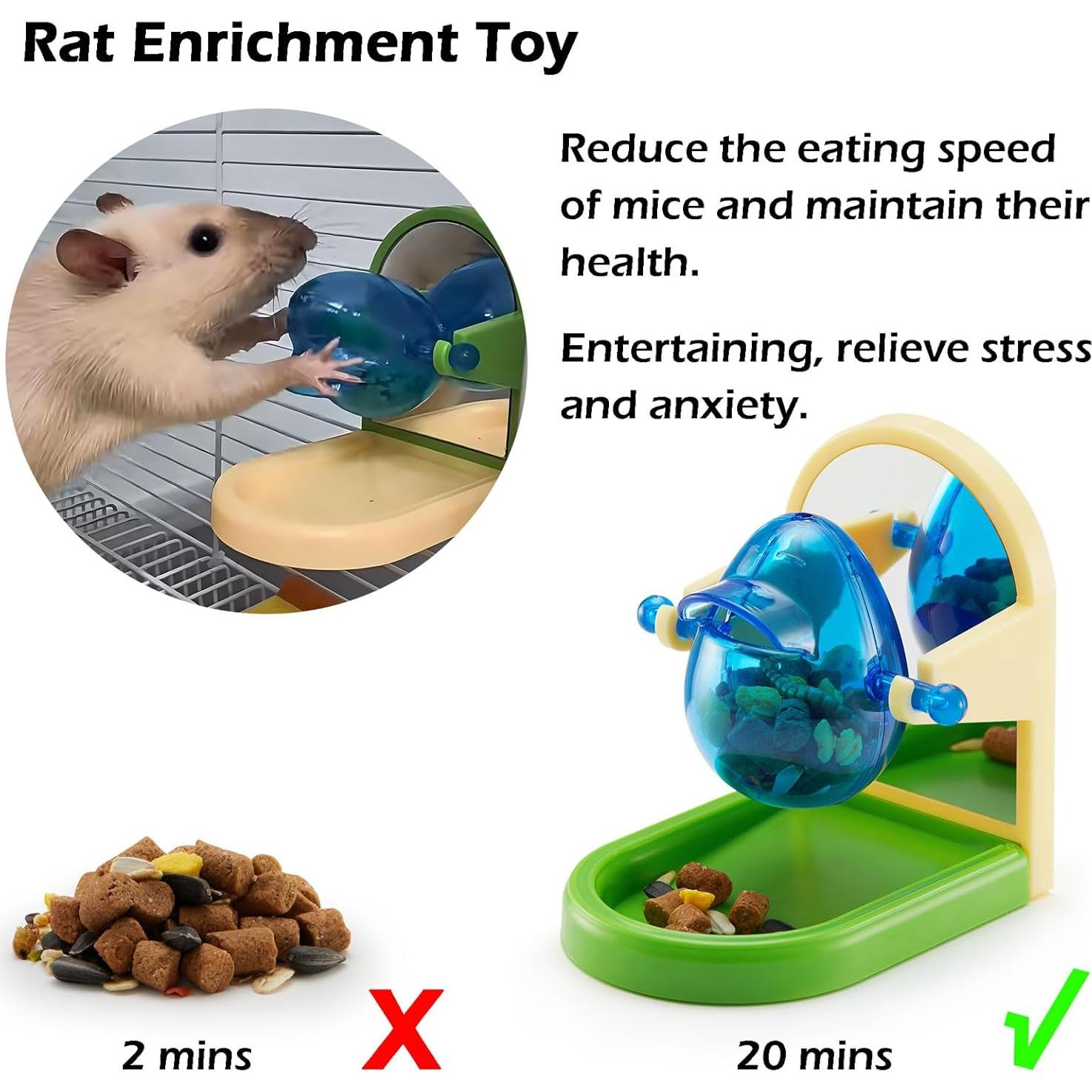 Juguete de Enriquecimiento para Ratas Jevnd 5cm 1Pcs