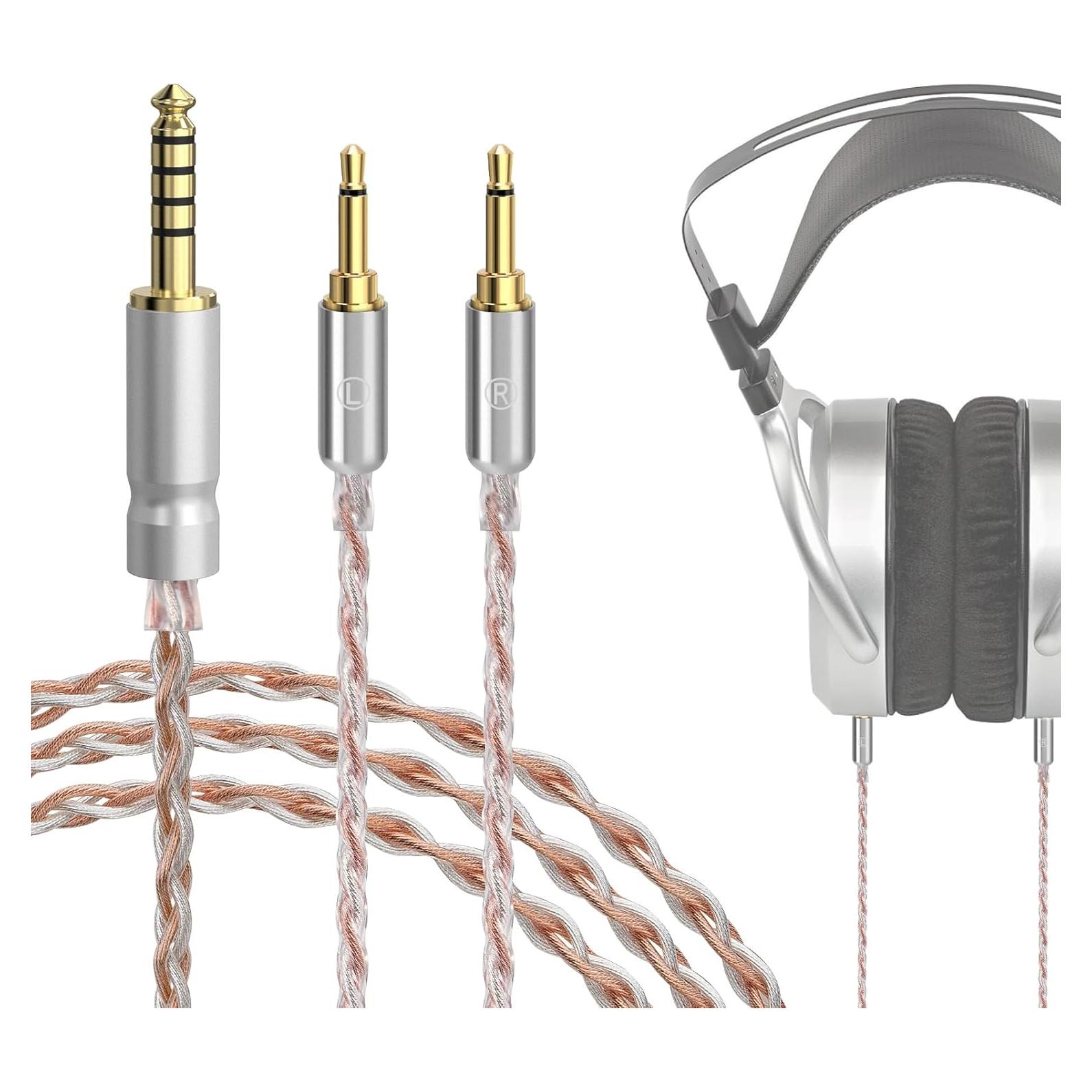 Cable Balanceado Geekria 4.4mm a 2.5mm para HIFIMAN 1.5m