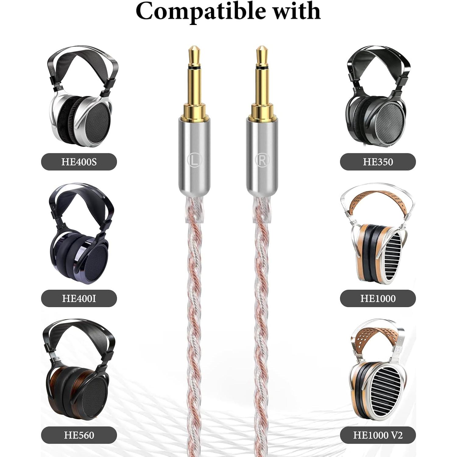 Cable Balanceado Geekria 4.4mm a 2.5mm para HIFIMAN 1.5m