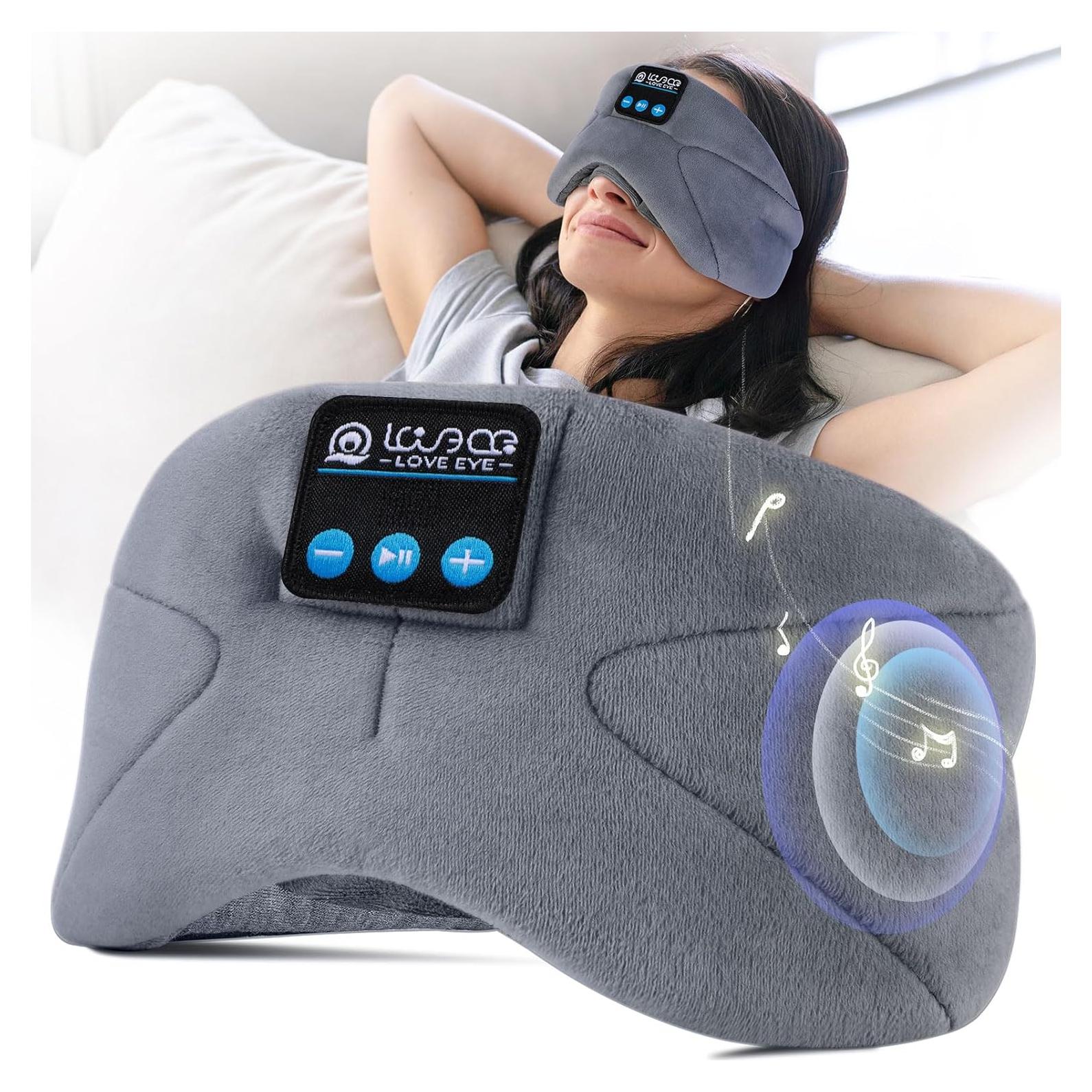 Máscara de Sueño Bluetooth LOVE EYE con Altavoces HD
