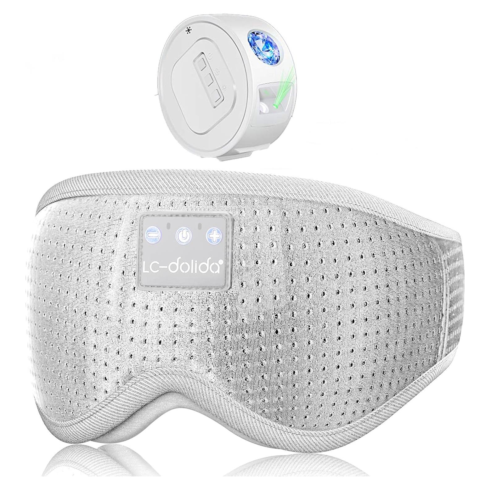 Máscara de Sueño Bluetooth 5.4 LC-dolida - Color Negro