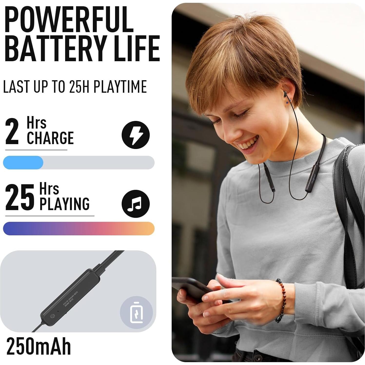 Auriculares Inalámbricos Hearprotek Bluetooth 5.4 para Dormir