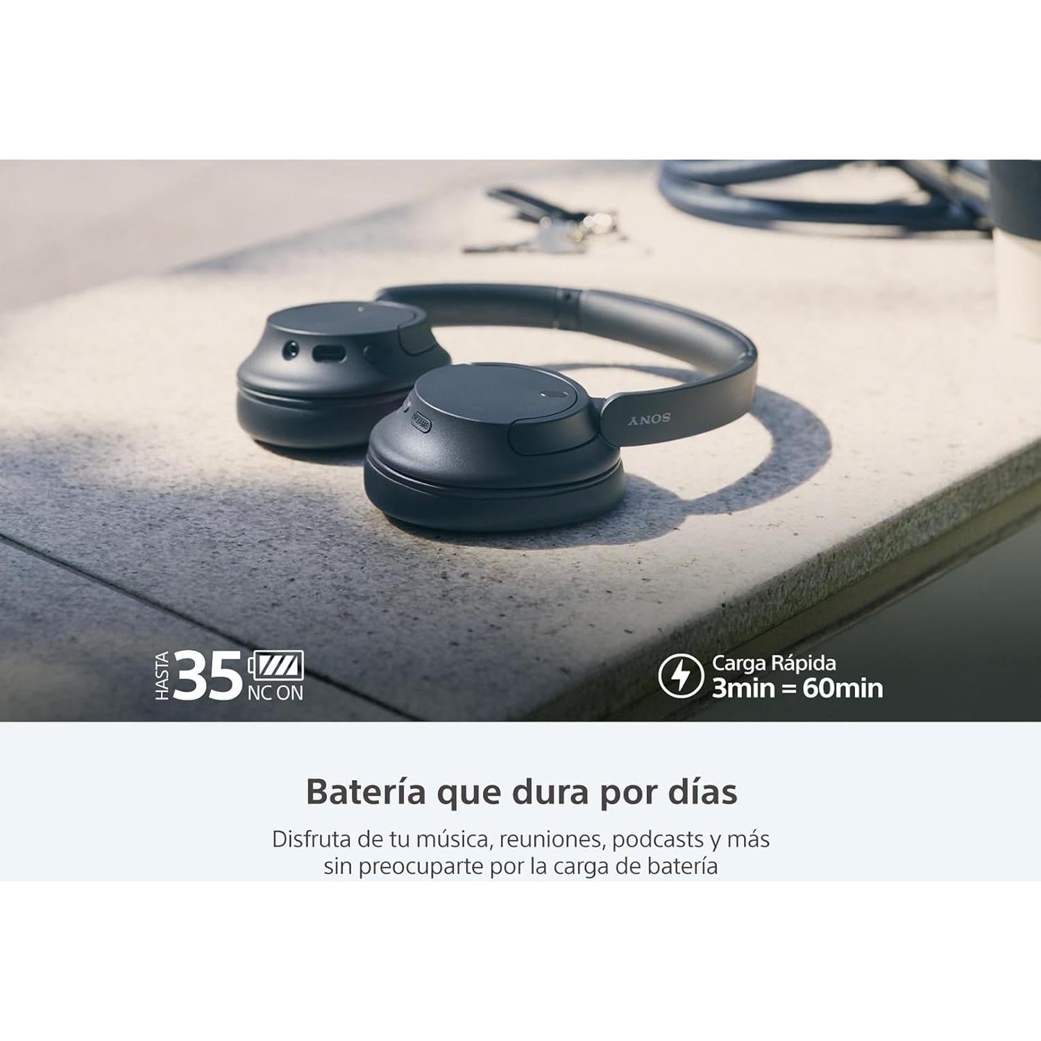 Auriculares Inalámbricos Sony WH-CH720N - Cancelación de Ruido - Azul