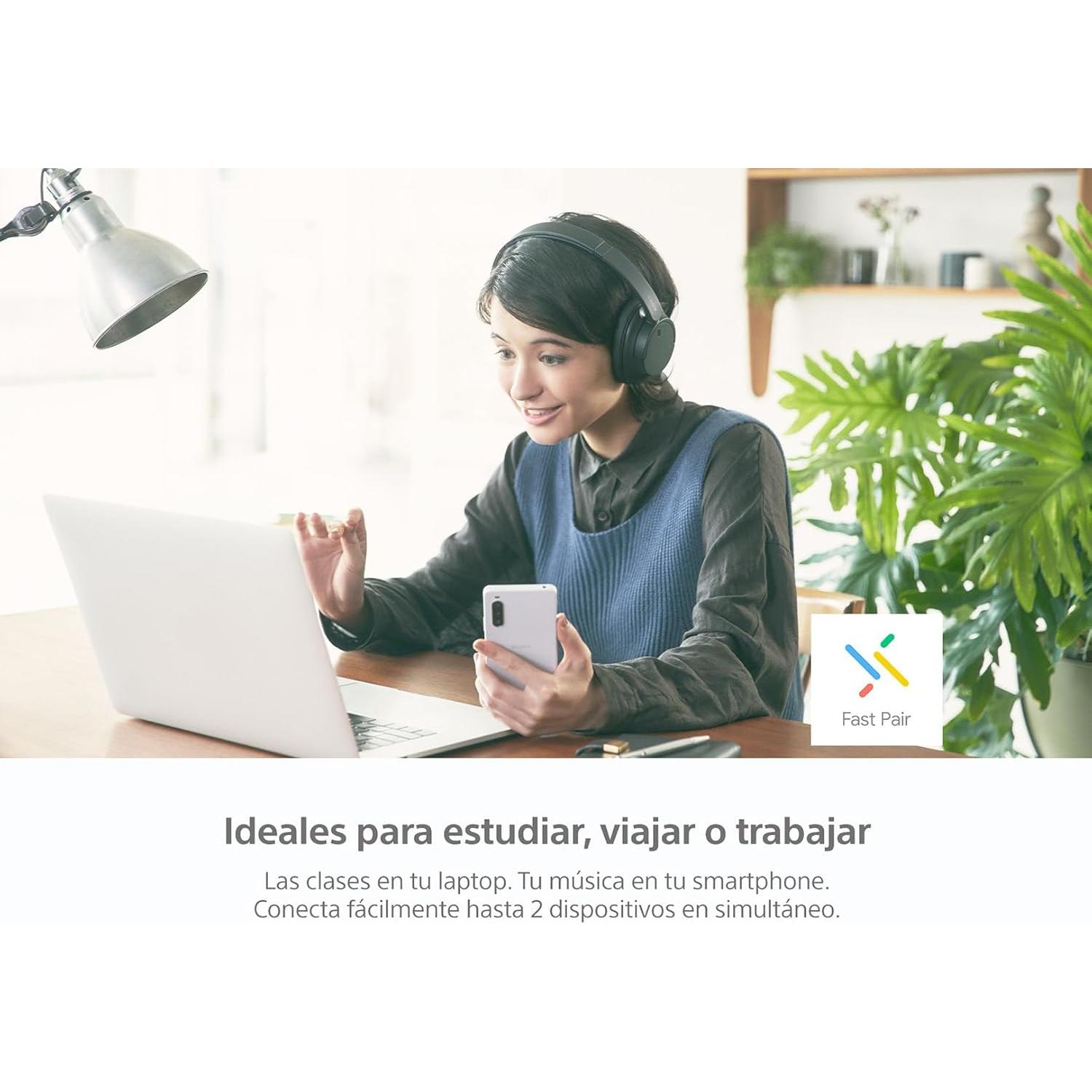 Auriculares Inalámbricos Sony WH-CH720N - Cancelación de Ruido - Azul