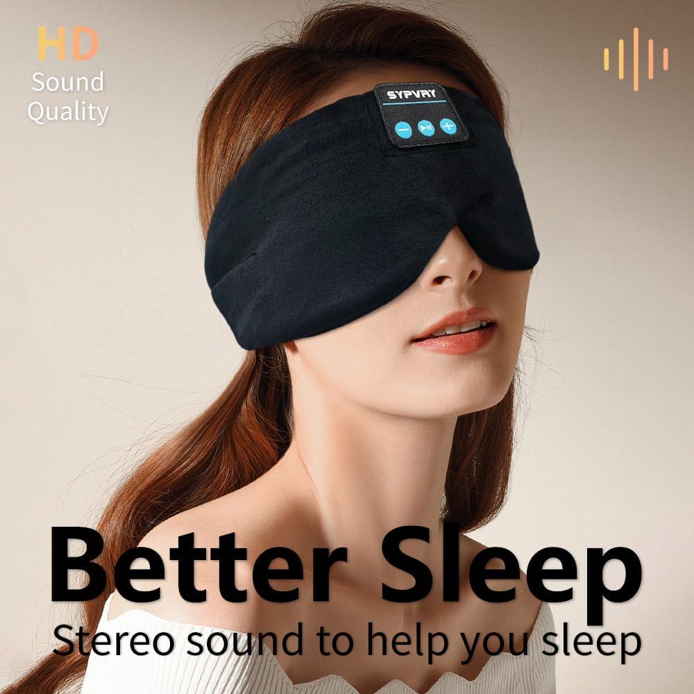 Máscara de Sueño Bluetooth SYPVRY con Auriculares Inalámbricos