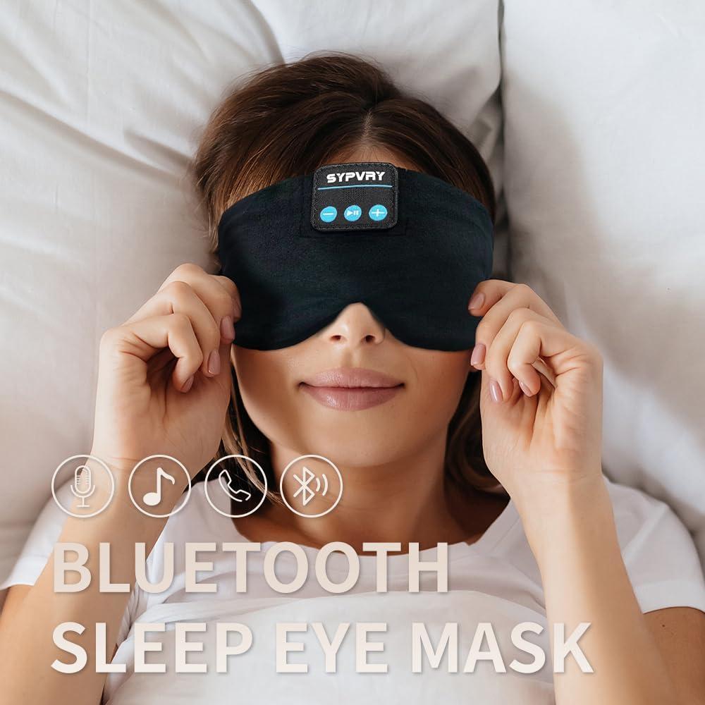 Máscara de Sueño Bluetooth SYPVRY con Auriculares Inalámbricos