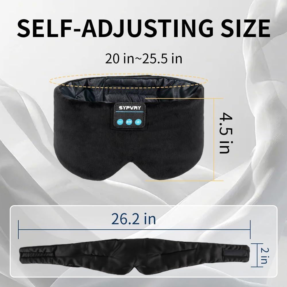 Máscara de Sueño Bluetooth SYPVRY con Auriculares Inalámbricos