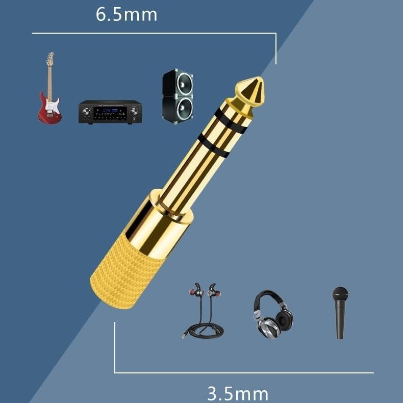 Cable de extensión de audio 3.5mm Auhsuxo con adaptador 6.35mm