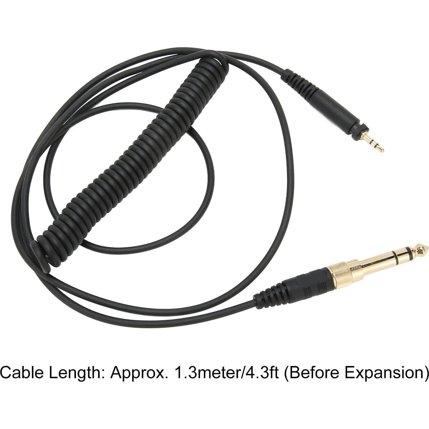 Cable de Reemplazo para Auriculares Zopsc 1.3m 3.5mm a 2.5mm