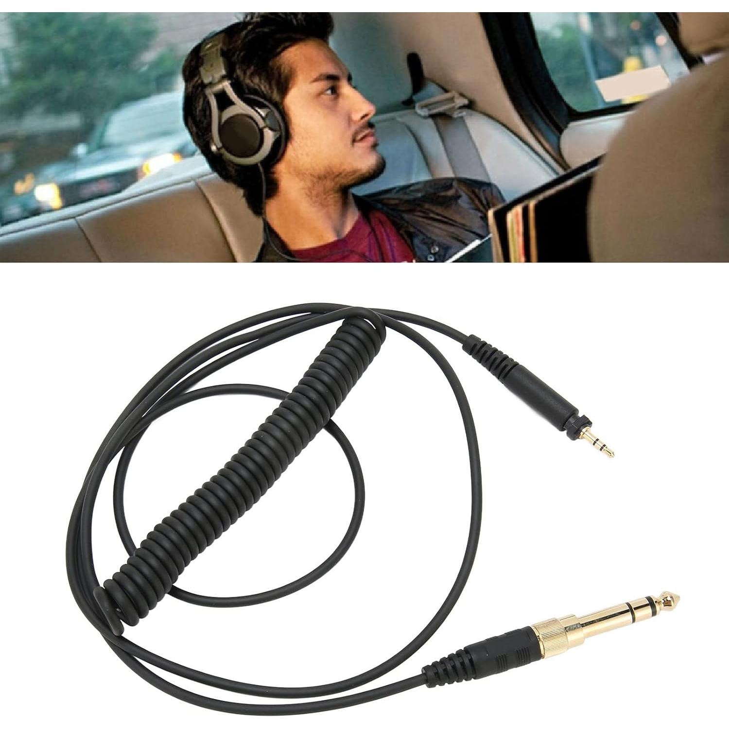 Cable de Reemplazo para Auriculares Zopsc 1.3m 3.5mm a 2.5mm