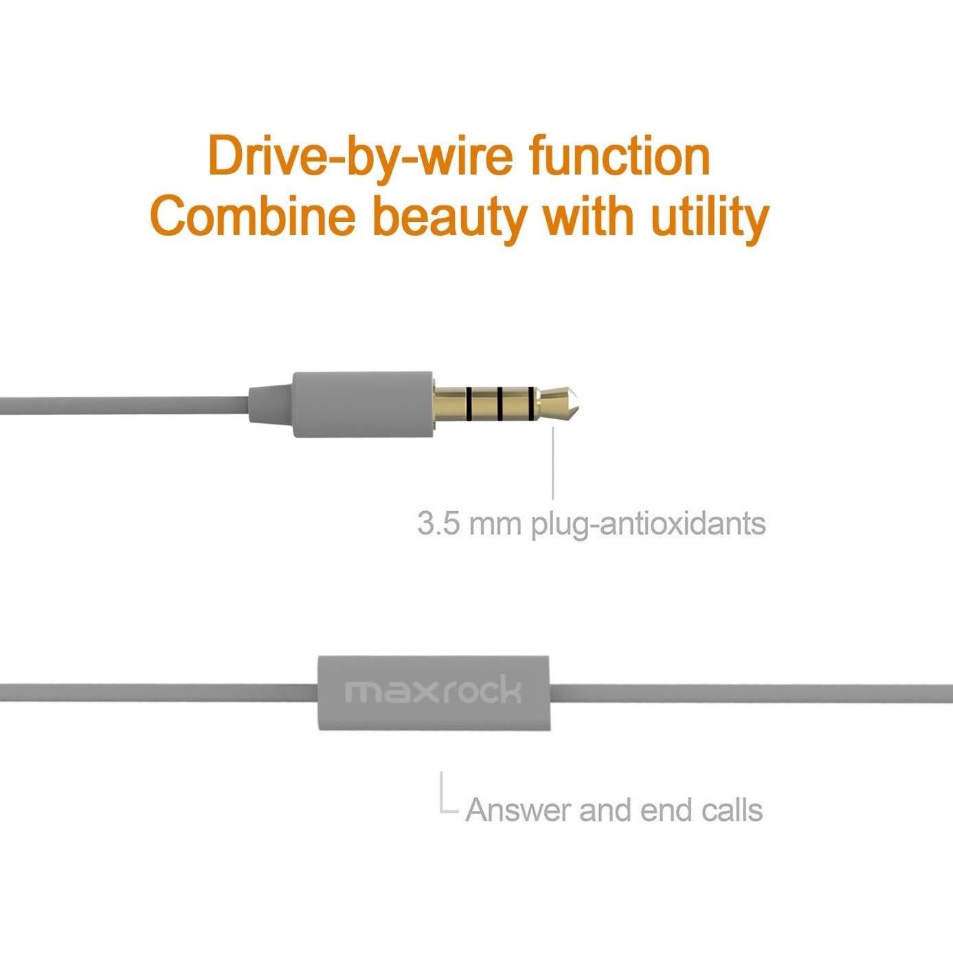 Auriculares para dormir MAXROCK con micrófono y cancelación de ruido