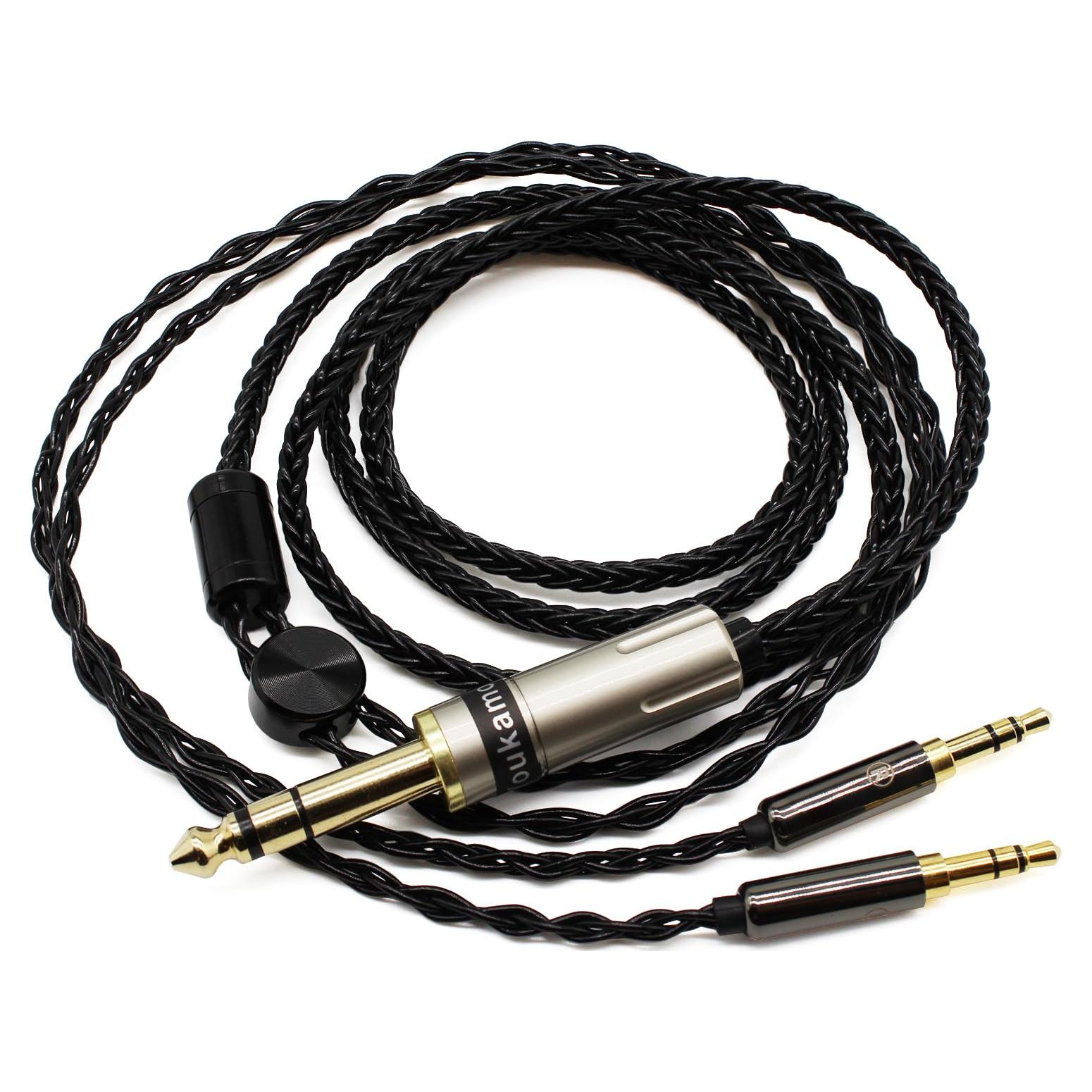Cable de Reemplazo Youkamoo 6.35mm para Auriculares Hifiman 2.02m