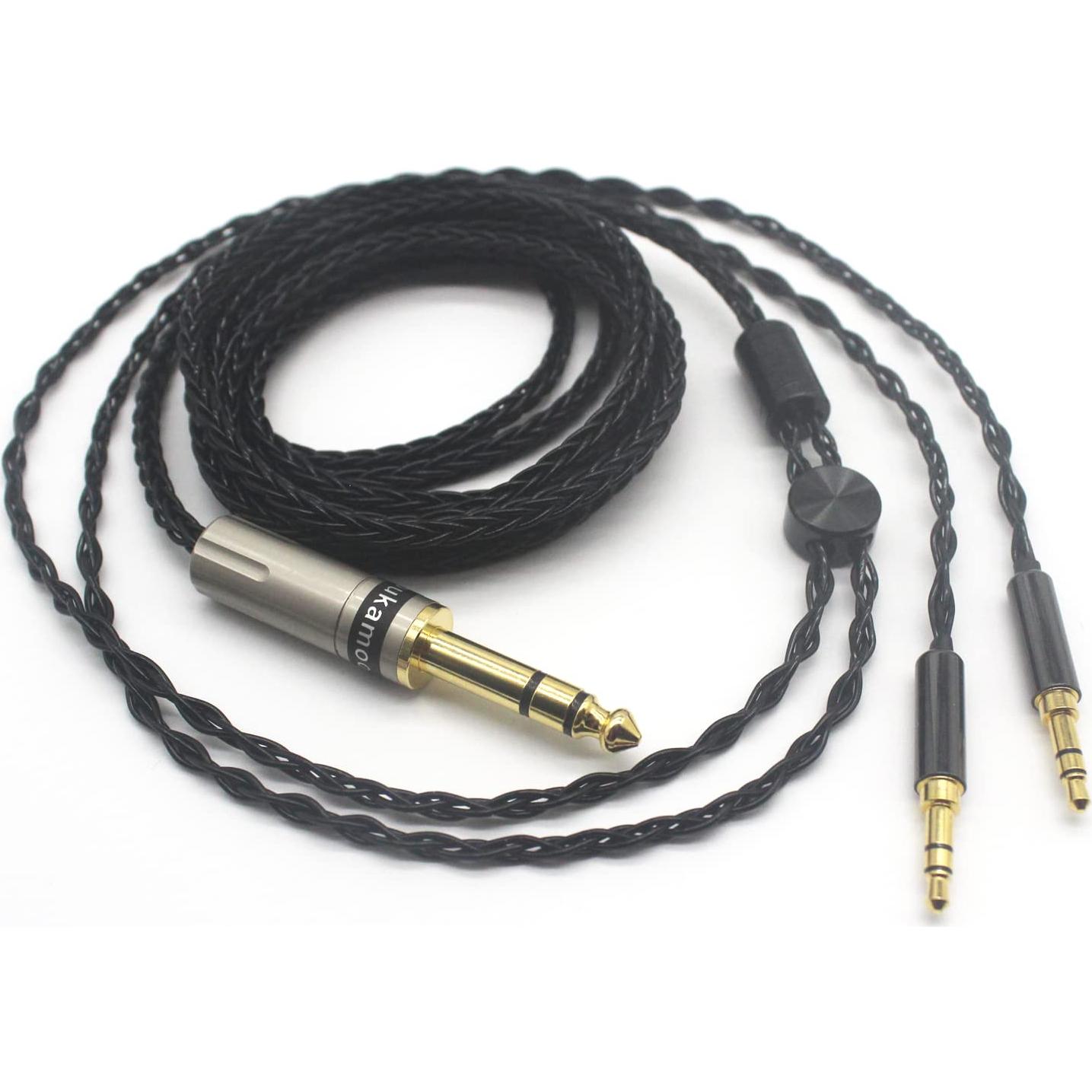 Cable de Reemplazo Youkamoo 6.35mm para Auriculares Hifiman 2.02m