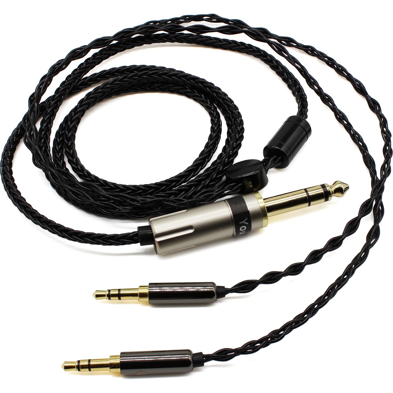 Cable de Reemplazo Youkamoo 6.35mm para Auriculares Hifiman 2.02m