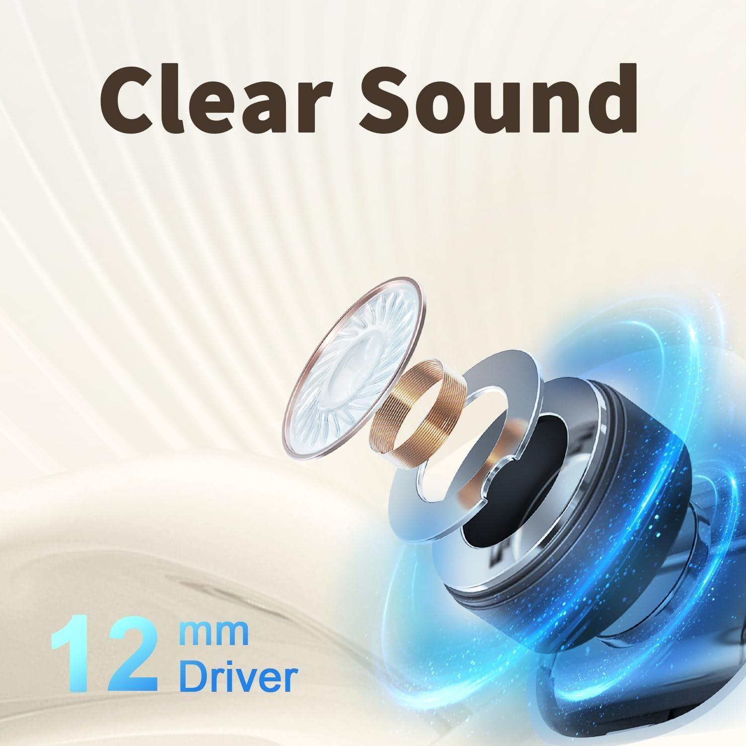 Auriculares para dormir Bluetooth 5.3 YUANJ YJ-N6 con cancelación de ruido