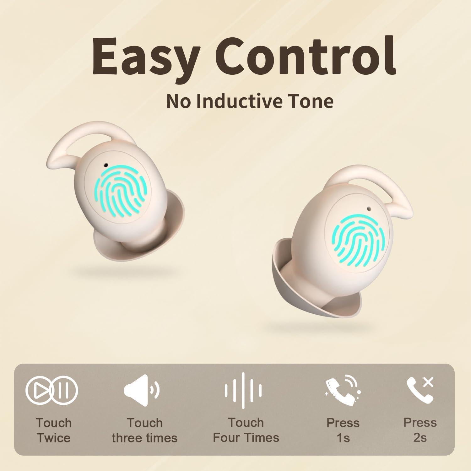 Auriculares para dormir Bluetooth 5.3 YUANJ YJ-N6 con cancelación de ruido