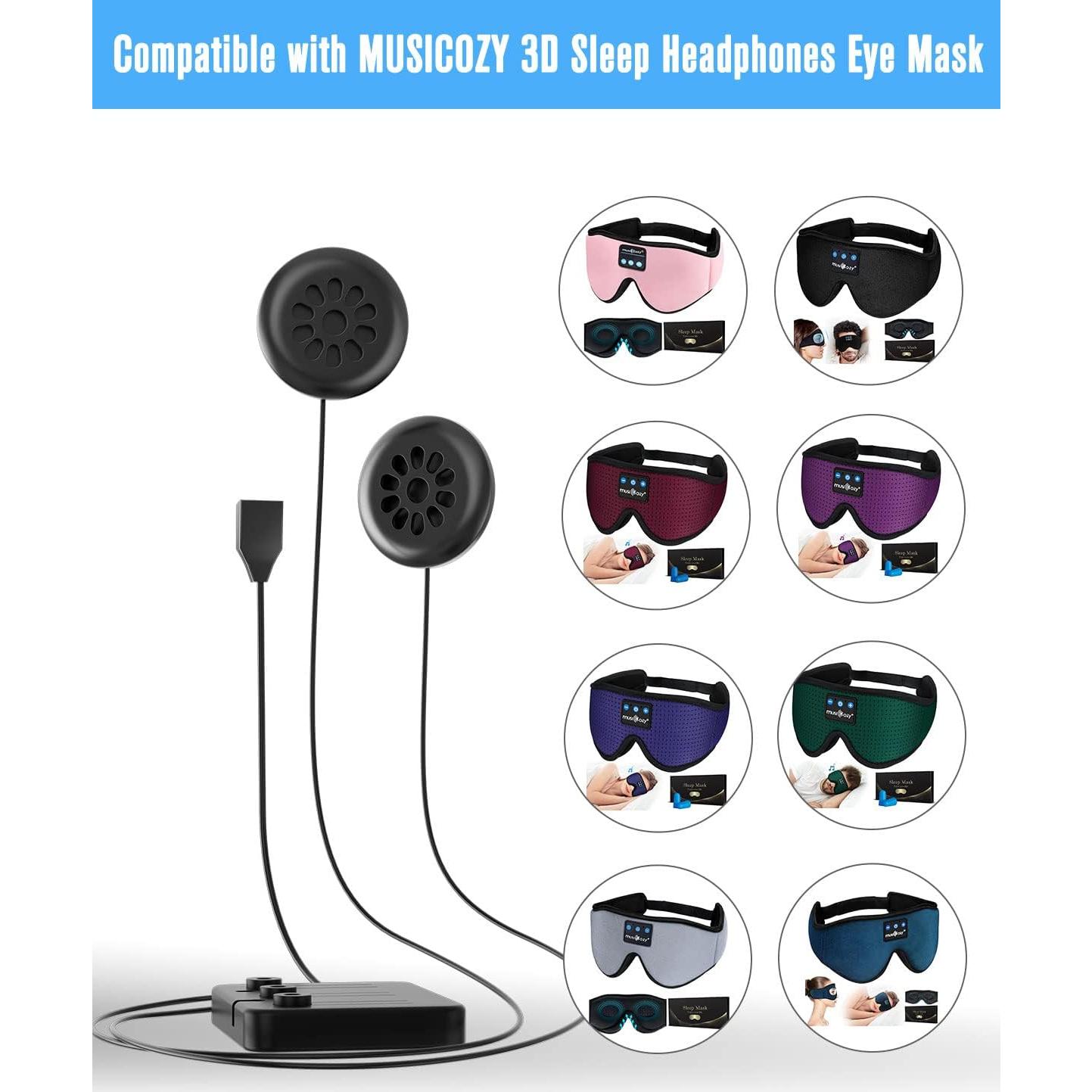 MÁSCARA DE SUEÑO MUSICOZY Bluetooth 5.4 con Auriculares HD