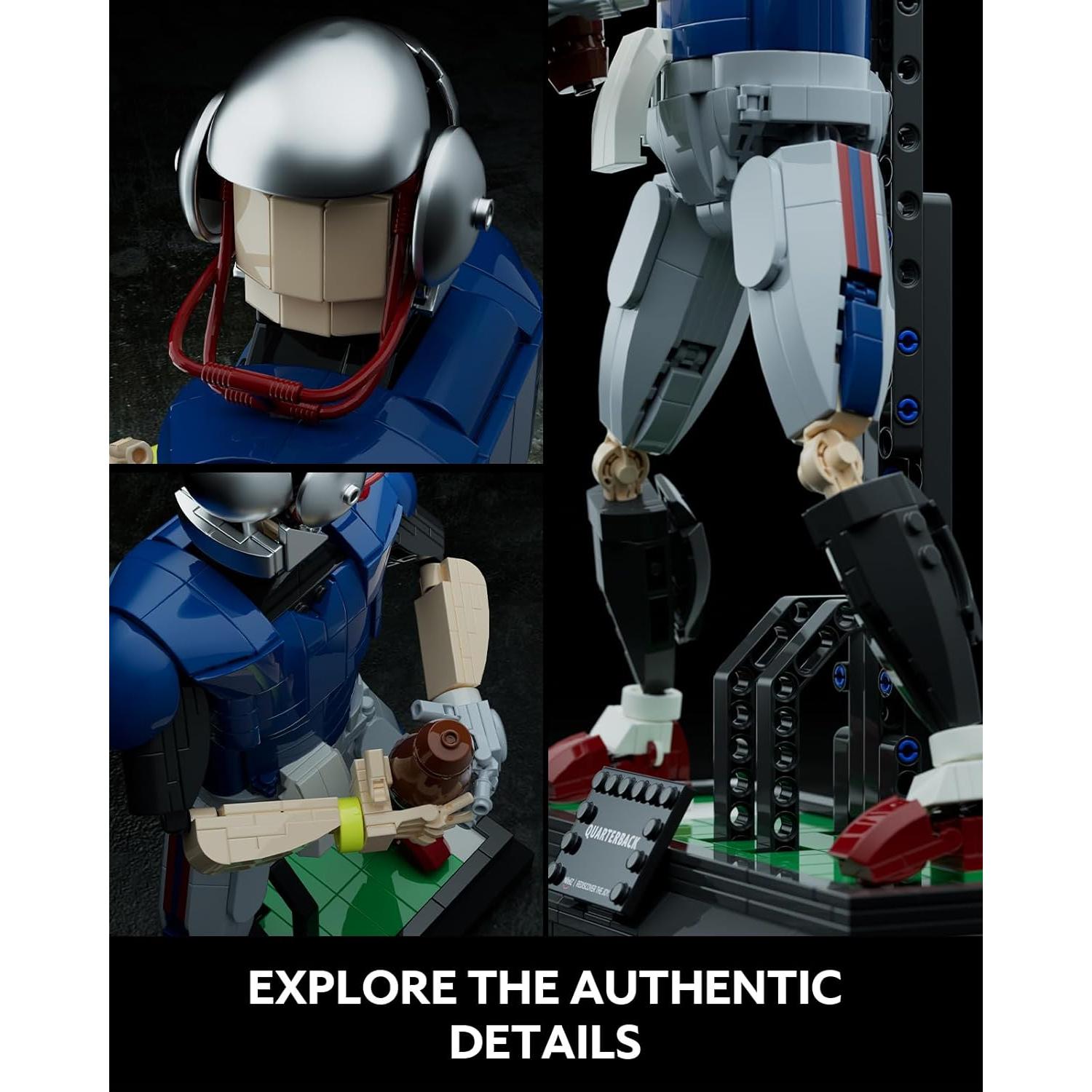 Conjunto de Construcción Nifeliz Quarterback 660 Piezas