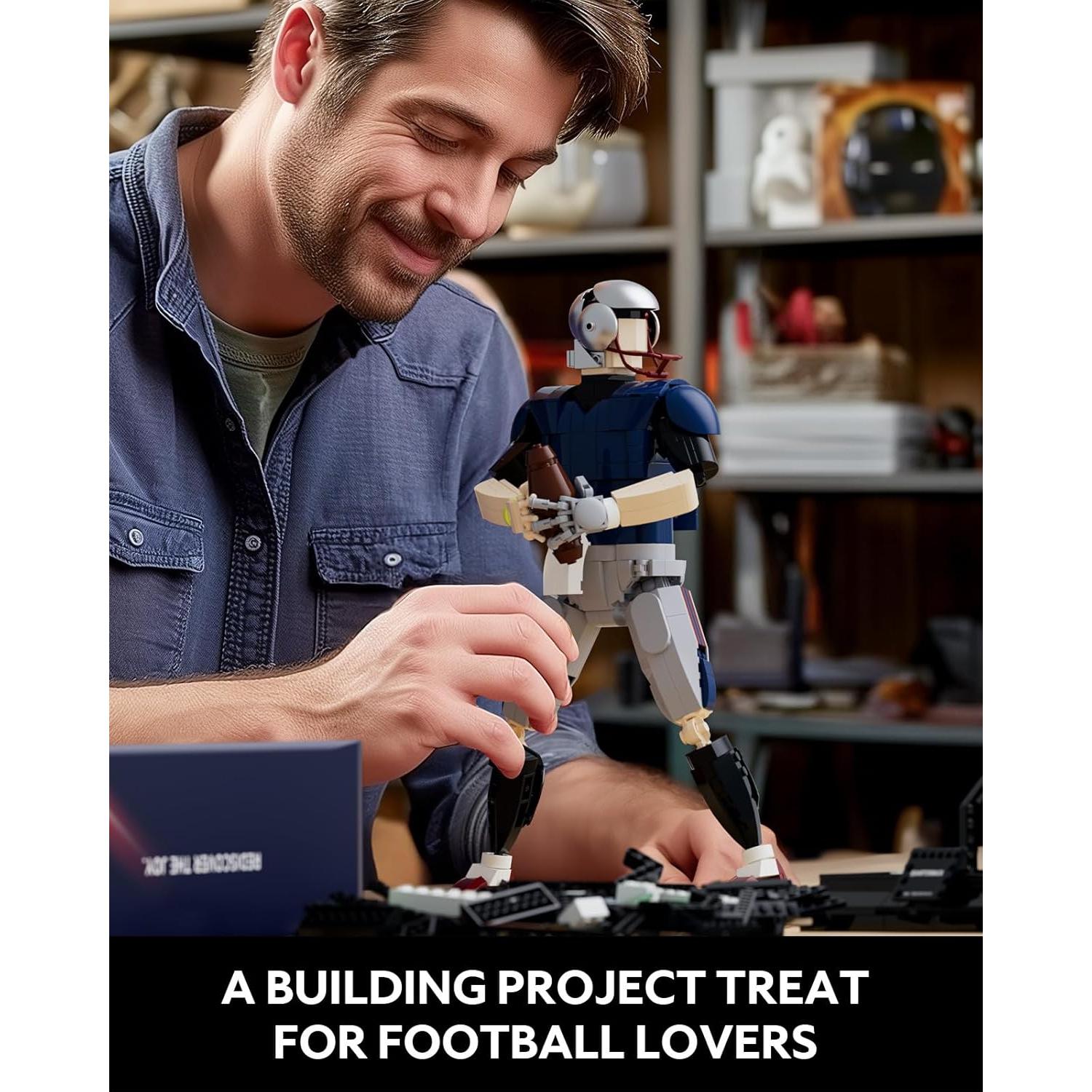 Conjunto de Construcción Nifeliz Quarterback 660 Piezas