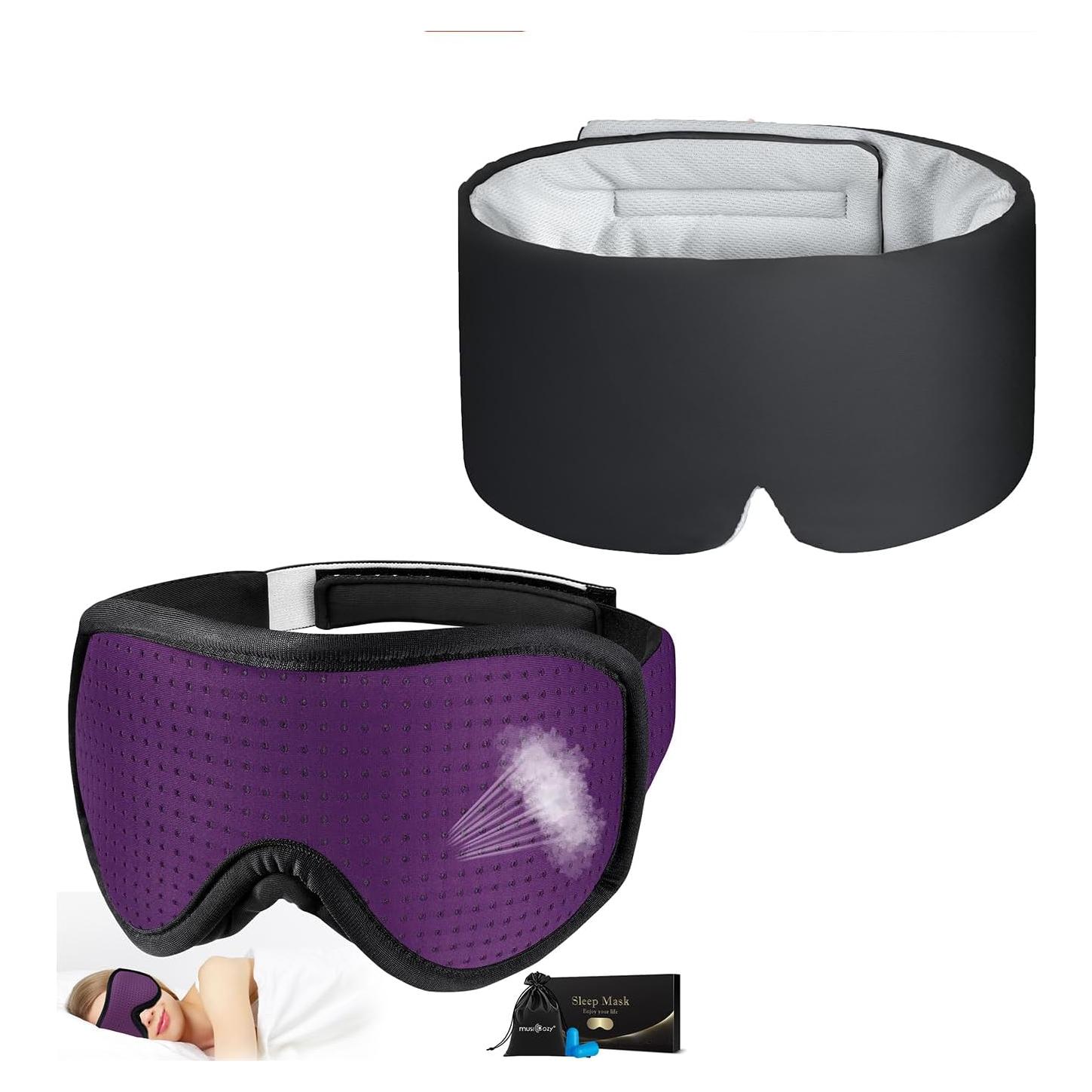 MÁSCARA DE SUEÑO MUSICOZY CON AURICULARES BLUETOOTH 5.4