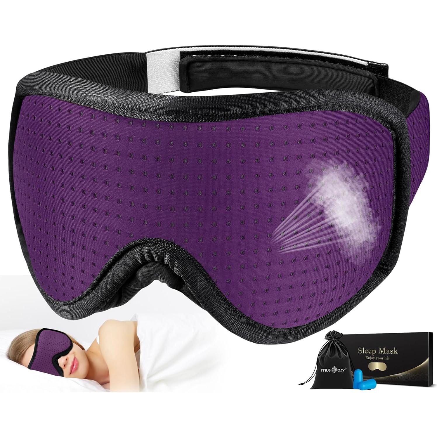 MÁSCARA DE SUEÑO MUSICOZY CON AURICULARES BLUETOOTH 5.4