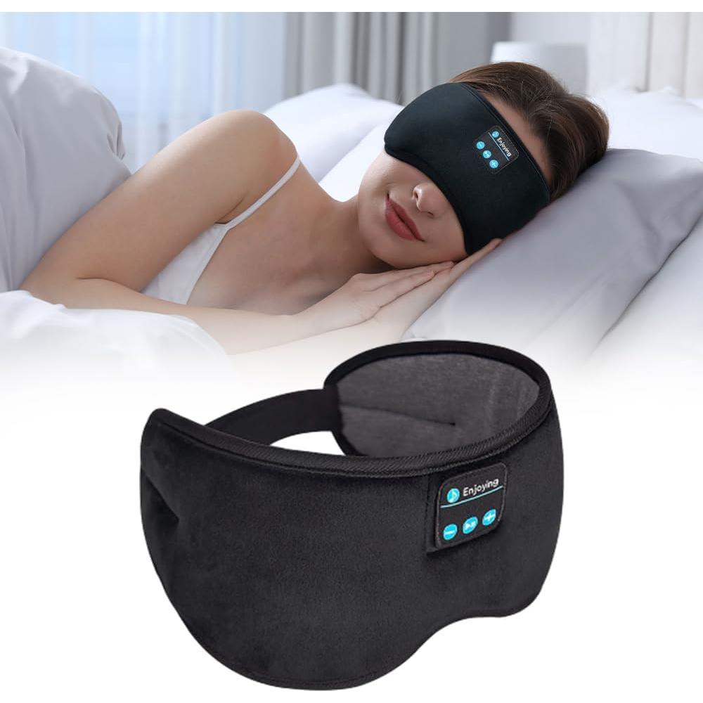 Máscara de Sueño Bluetooth SYPVRY con Auriculares Ajustables
