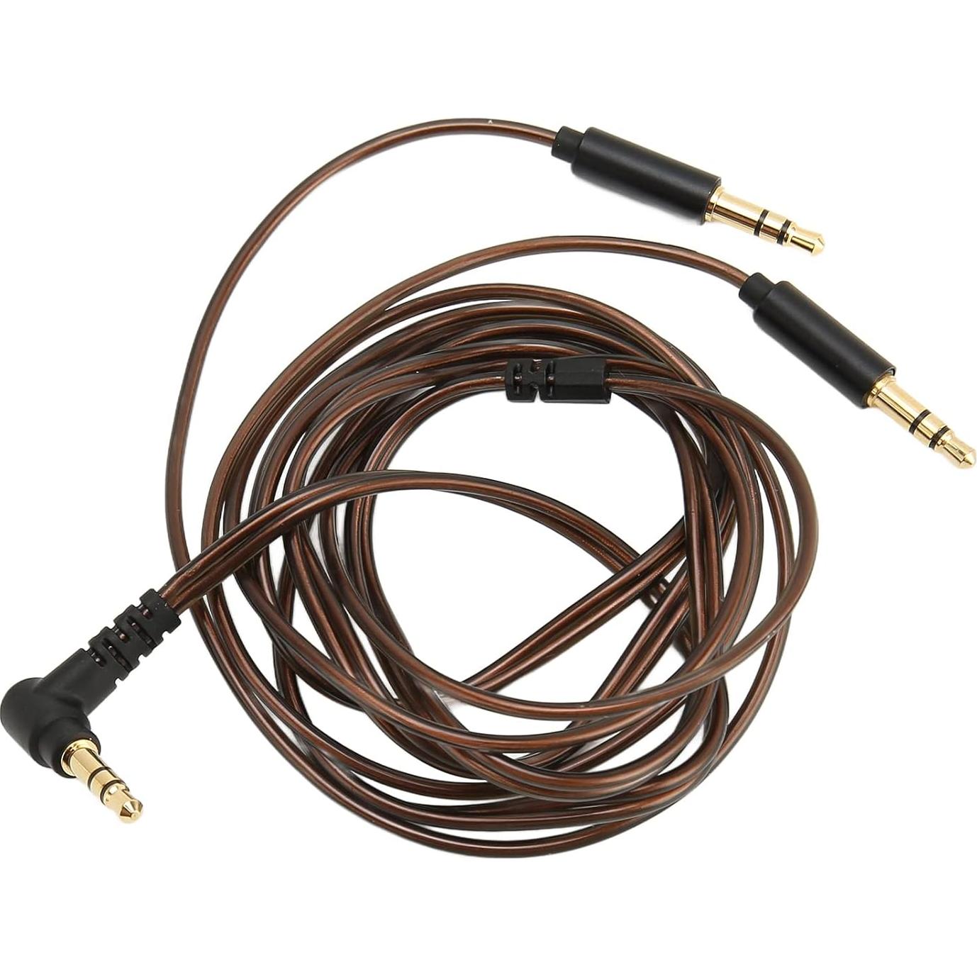 Replacement Cable for Hifiman Sundara, for Arya, for Ananda, for He400se, for Pro, for He4xx and Other 3.5mm Headsets (3.5mm to Dual 3.5mm Connector Version), 1.2M