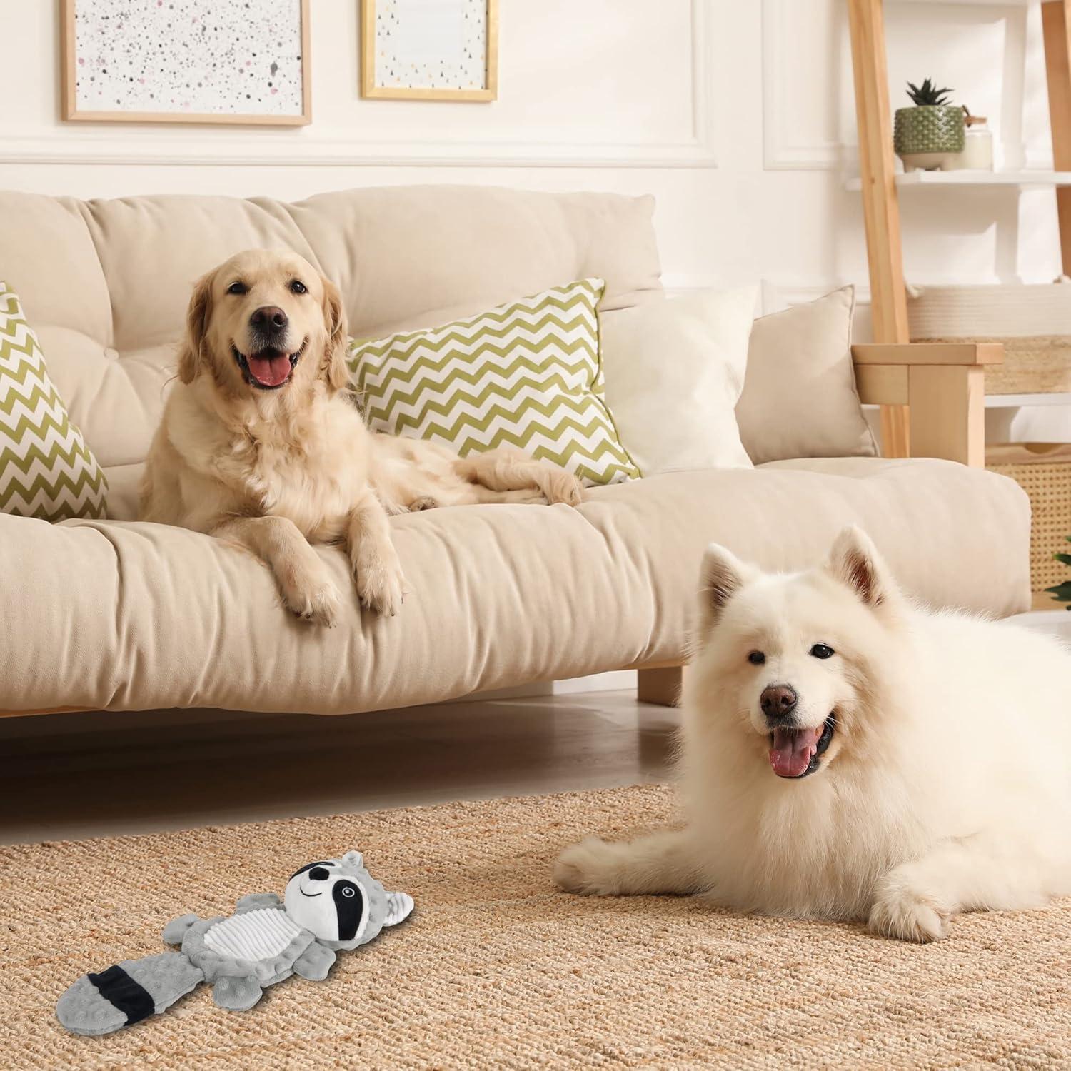 Juguete de Peluche para Perros AllHomey Mapache 36 cm